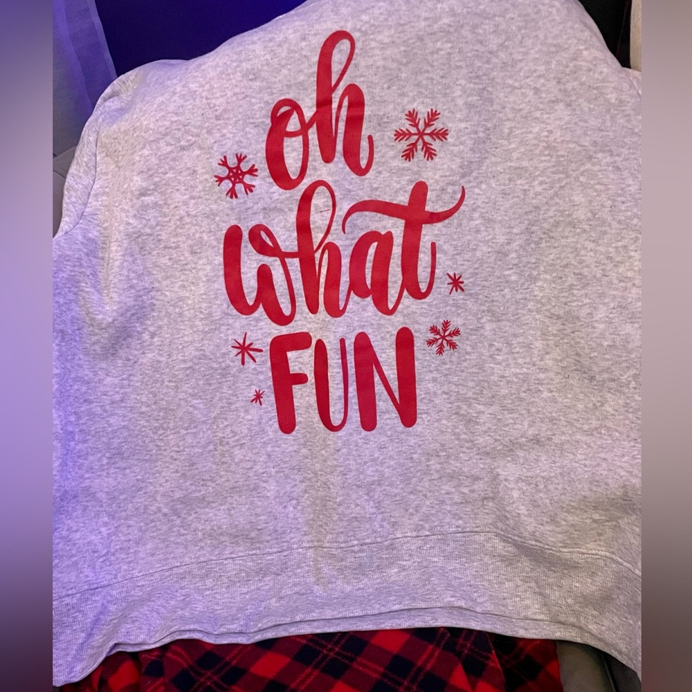 Holiday lounge/pajama set. Size XXL